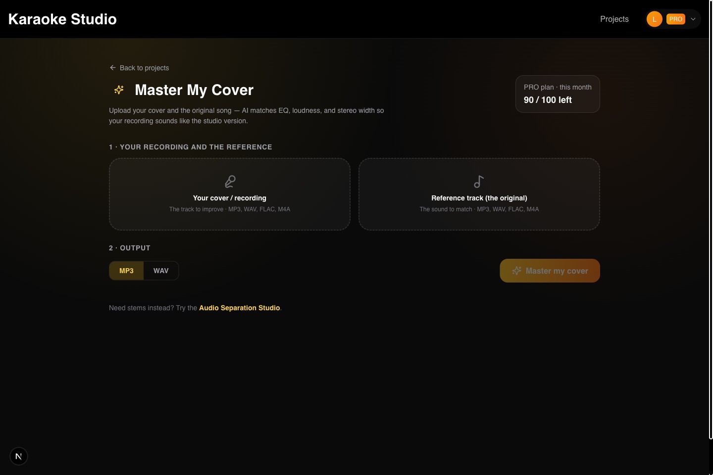 Open Master My Cover
